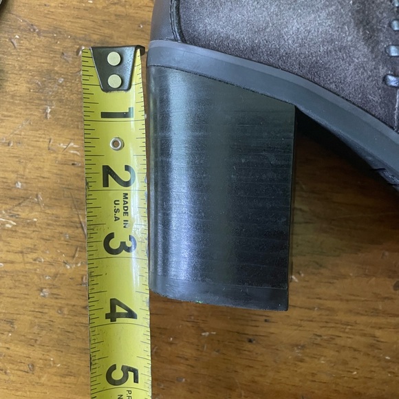 Pikolinos Pompeya Brown Suede Leather Block Heel Ankle Boots Booties Size 40 - Picture 7 of 8